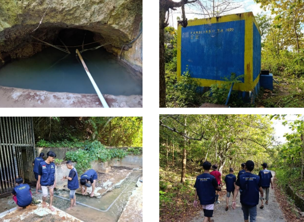 Survey lokasi PAMSIMAS oleh Mahasiswa/i KKN – TI bersama Badan Pengurus KPSPAM