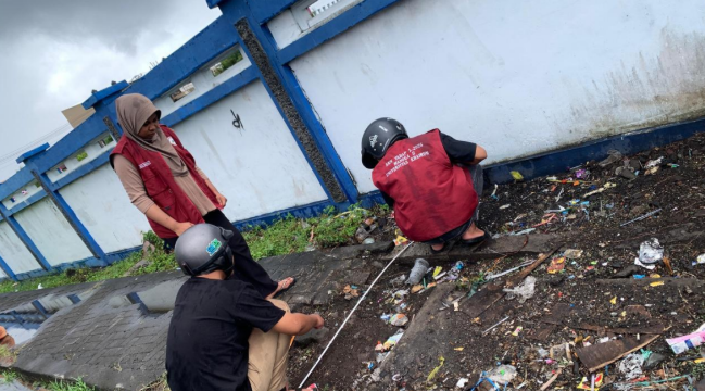 Pengukuran Area Lokasi Pembangunan TPS