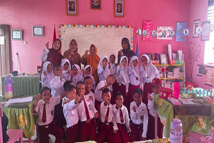 Sosialisasi Cuci Tangan Pakai Sabun (CTPS) di SDN 2 Tilango