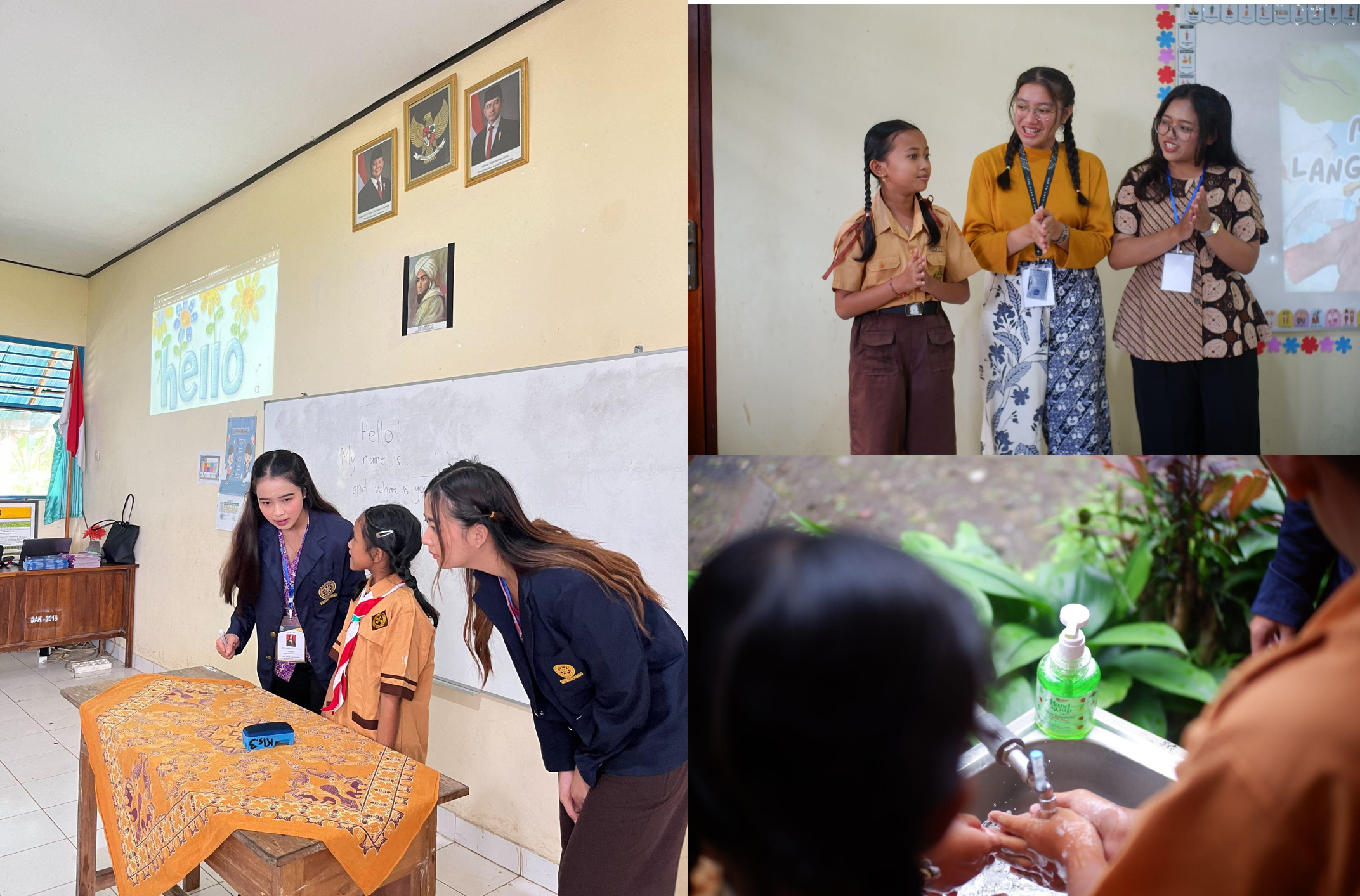 Sosialisasi CTPS dan PHBS di SD 6 